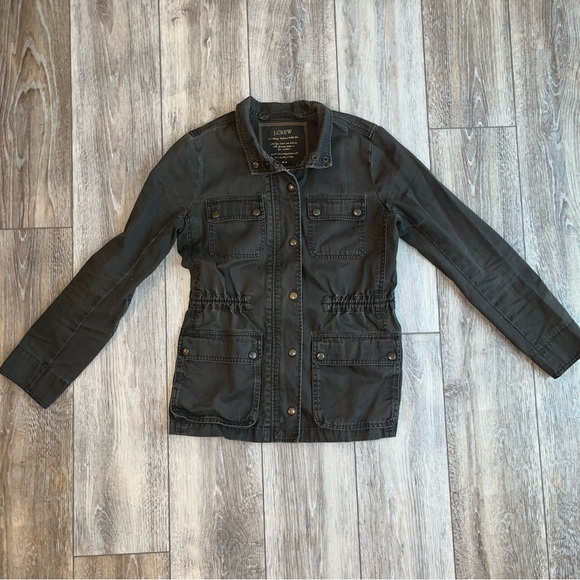 J. Crew Factory Field Jacket Size XS Olive Green - Picture 1 of 5